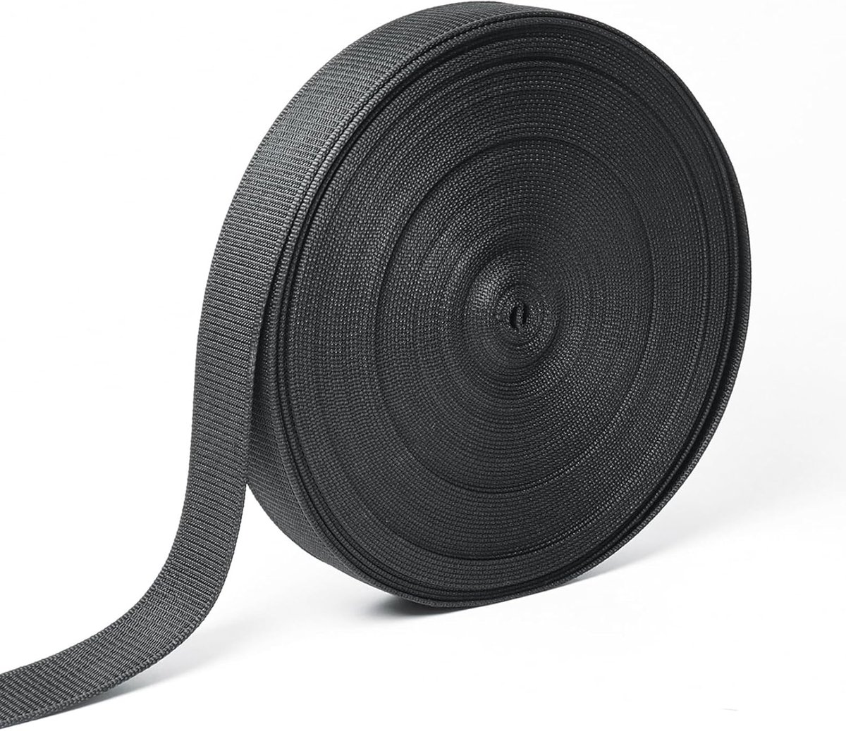 30m x 25mm Cotton Strap, Heavy Duty Nylon Strap - Black Polypropylene Durable Nylon Fabric Belt for Sewing Backpacks - ShopVlot