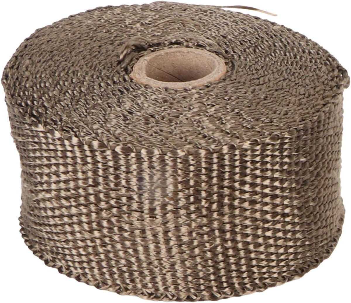 SnelShoppen - Vlamdichte Pijp Wrap Isolatietape Anti-verbranding Band Kachel Rookafvoerpijp Wrap Isolatie Schoorsteen Bescherming met 2 Klemmen voor V