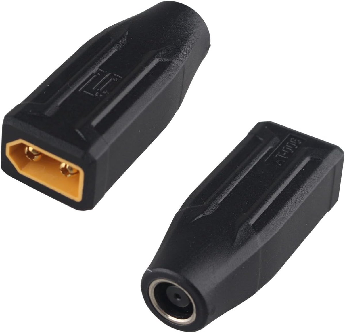 2PCS DC Female to XT60 Male Connector Adapter XT60 to DC7909 Bullet Connector for Lipo Battery Drones FPV Monitor - ShopVlot