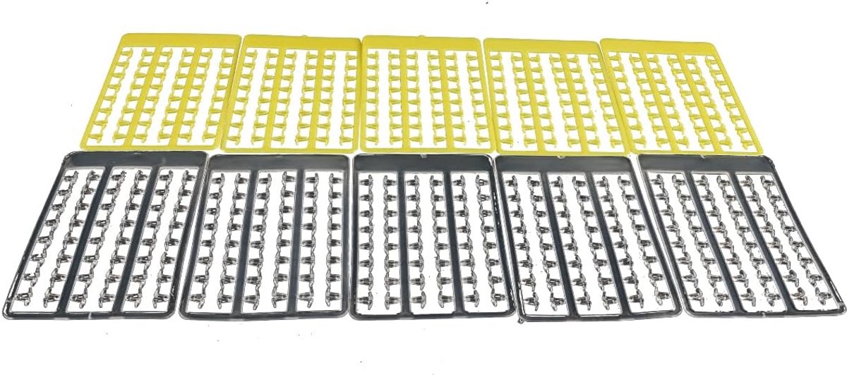 SnelShoppen - 10 Stuks Carp Fishing Stopper - V-Vormige Boilie Stoppers voor Karpers, Plastic Hengels, Rigs en Bait Vissen