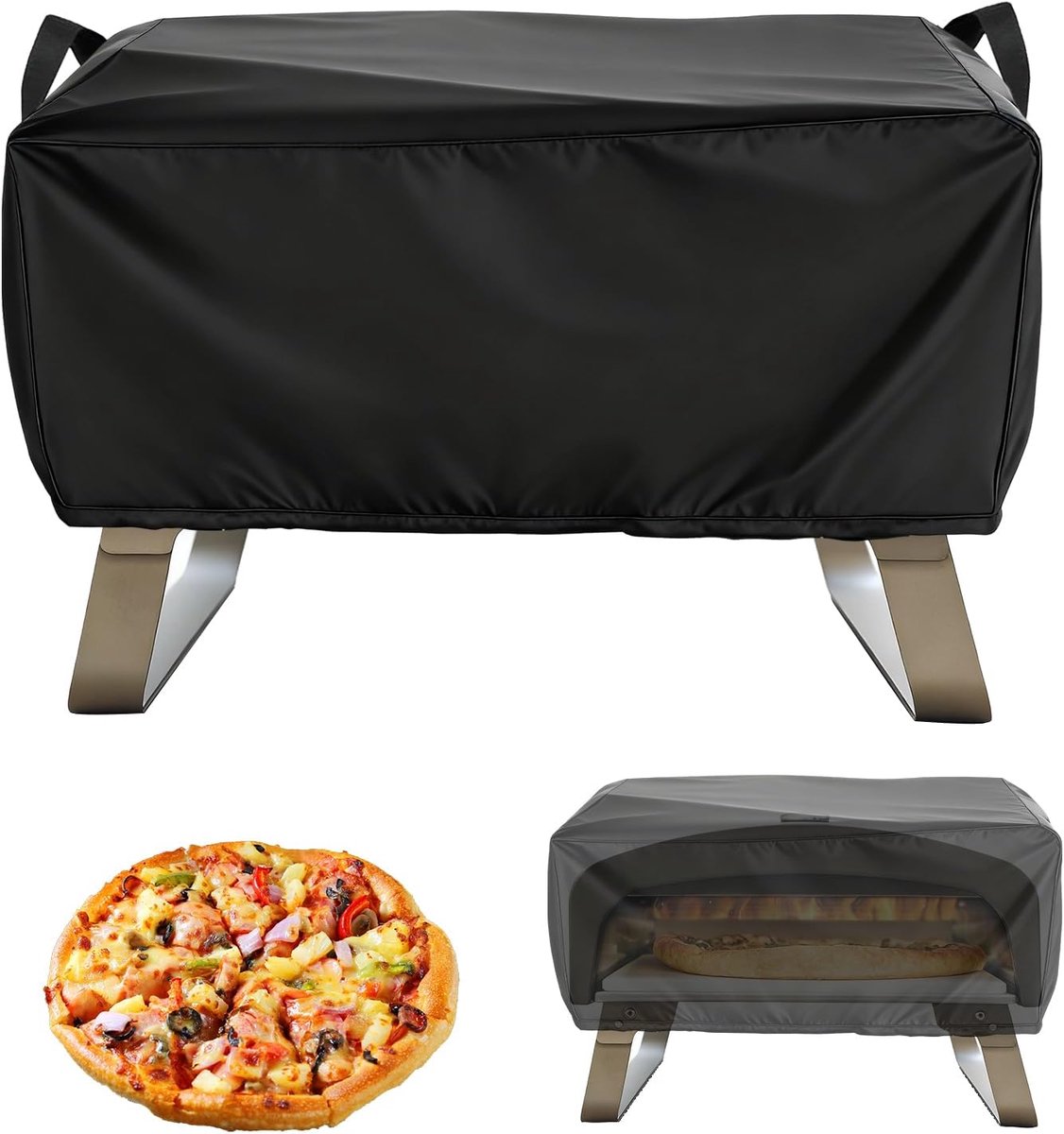 Pizza oven cover 62 x 62 x 11 inch - waterdicht en duurzaam - eenvoudig te reinigen - SnelShoppen