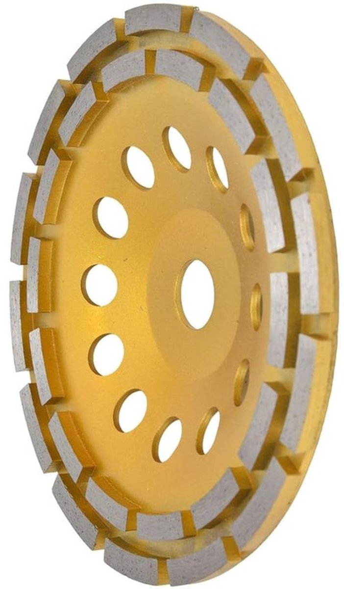 Diamant Slijpschijven voor Beton - Pot Slijpwiel met Lange Levensduur en Hittebehandeld voor Marmer (180mm)