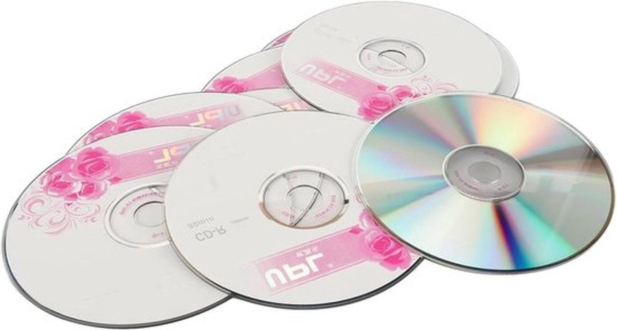 Kwalitatieve 700 MB CD-R Schijven voor het Branderen en Opslaan van Muziek, Foto's en Gegevens - Set van 10 Stuks met Betrouwbare Prestaties