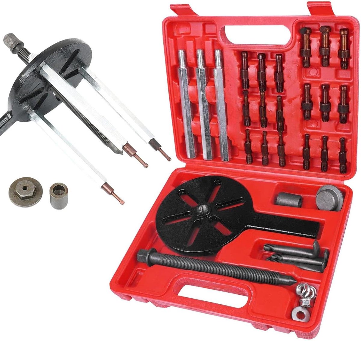 Lagertrekker Set - Lagerdemontage Gereedschap - Voertuig Onderhoud - Hoge Koppel Prestaties - 21-delig - Niet gespecificeerd