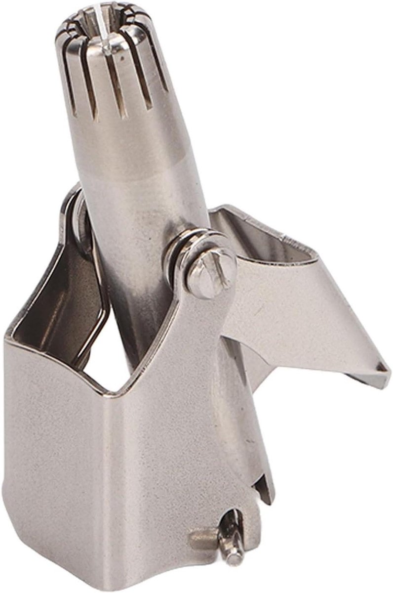 Handmatige Neushaartrimmer - Neustondeuse Oortrimmer - Pijnloos Verzorgen - R-vormige Ronde Kop - 11 x 8 x 4 cm - Zilver