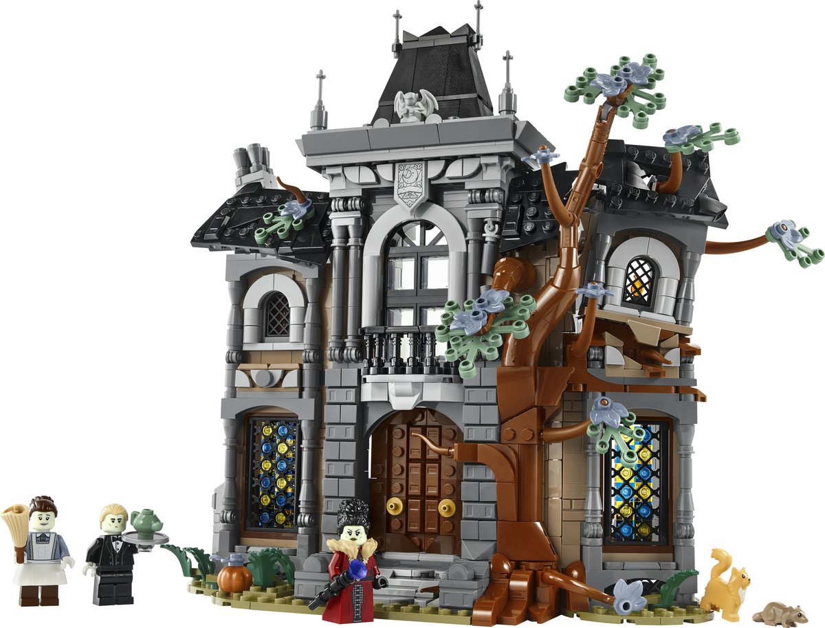 LEGO Icons Burgemeestershuis - Griezelig Landhuis Bouwpakket voor Volwassenen 11383 — cadeau in Spellen & Speelgoed - foto 4