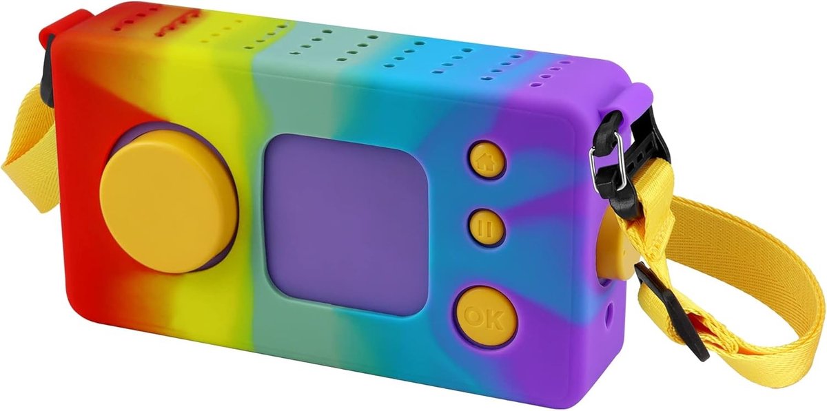 Siliconen hoes voor storytellers, regenboogkleur, beschermend, duurzaam en stijlvol ontwerp