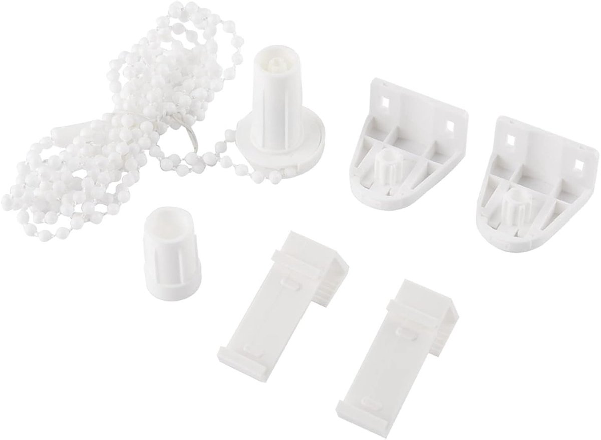 SnelShoppen - Reparatieset voor 17 mm Rolgordijn Accessoires, Vervangbeugels, Vervanglamellen voor Duurzame DIY Herstel