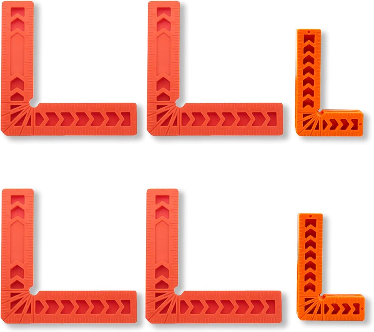 6Pcs 90 Degree Positioning Squares, 3"4" 90 Degree Positioning Clamp L Type Positioning Square Kit, 90 Degree Angle - ShopVlot