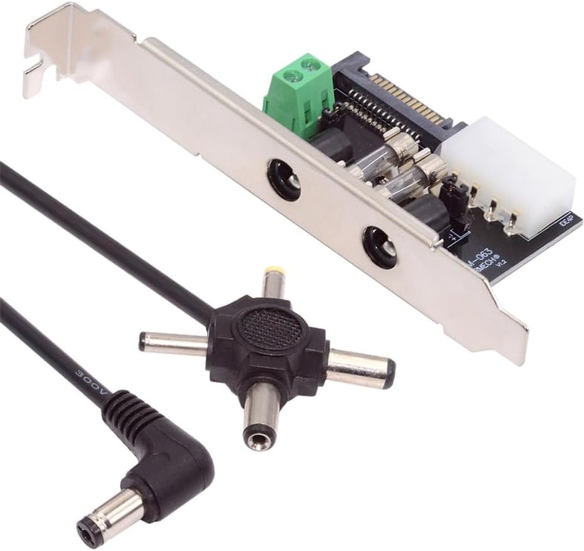 SnelShoppen - DC 12V 5V Stroom Systeem met Slimme Controle en PCI-E Beugel voor Monitor Router Schakelaar Camera