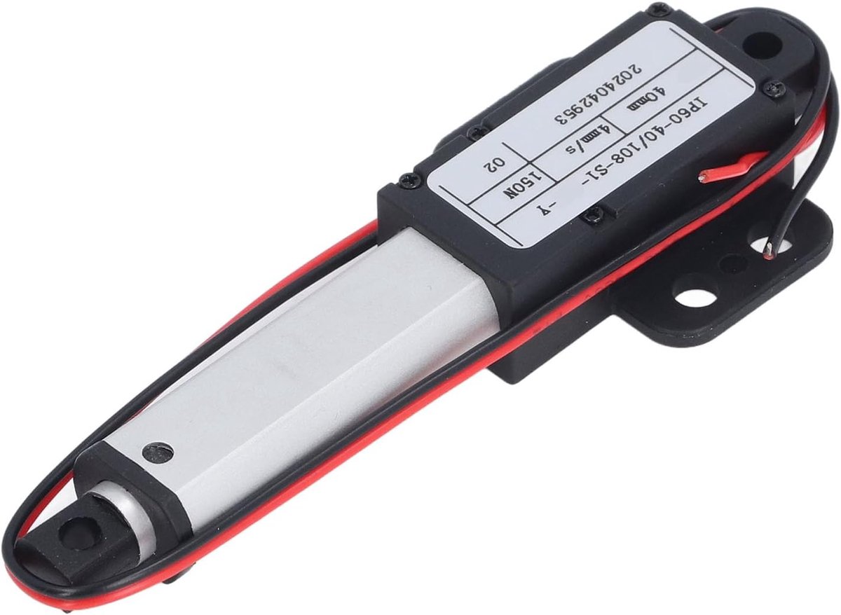 SnelShoppen - Linear Actuator 40 Mm Slag 150N Waterdicht IPX4 Elektrische Actuator met Vleugels voor Automatische Tafel Stoel Bed (24V)