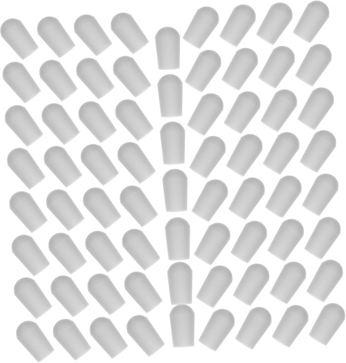 SnelShoppen - 200 Stuks Haak Beschermkappen - Kledinghaak Eindstukken, Jassenhangers voor Hoeden, Haak Bescherming, PVC, Handig en Praktisch