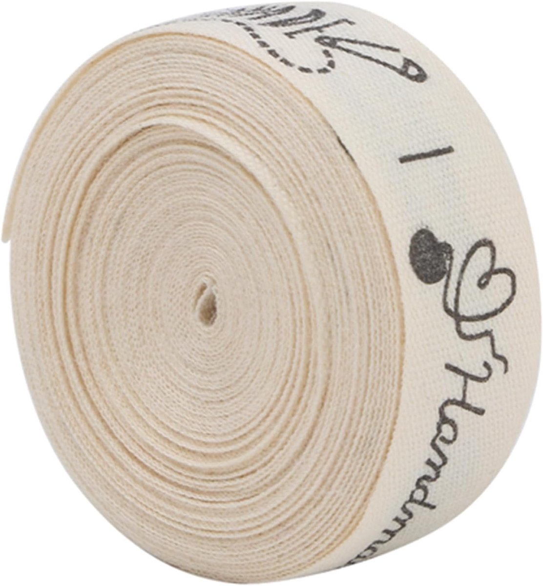 SnelShoppen - Katoenen Draadlint 1,5 Cm x 5 M - Perfect voor Trouwen, Feest, DIY, Naaiprojecten - 4 Stijlen Verkrijgbaar - Handgemaakt Cadeauverpakkin