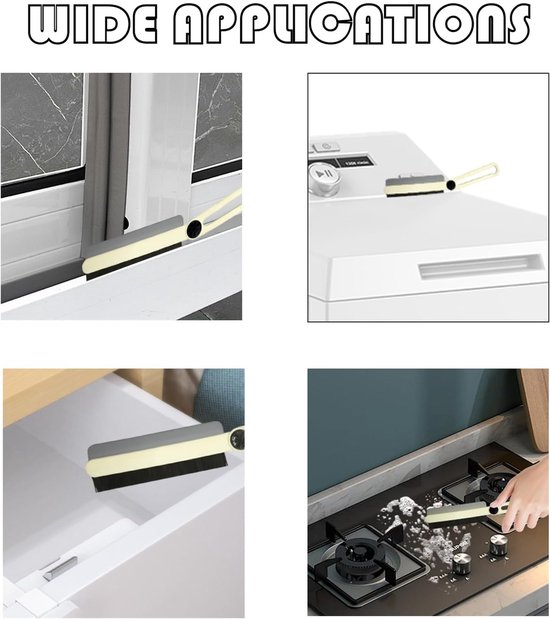 Dailygoods - Dailygoody - Multifunctionele Roterende Voegenborstel - Voegenborstel voor Toilet - Efficiënt en Milieuvriendelijk - Wit - Roterende Borstel - Voor Ba van Dailygoods — afbeelding 5