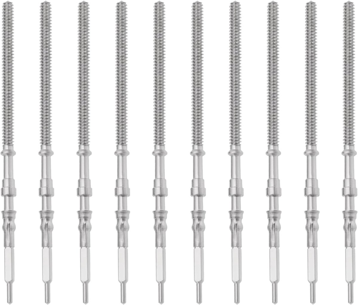 SnelShoppen - 10-delige Horloge Reparatie Beweging Adapter Set voor NH35 NH36 NH38 NH39 - Zilveren Accessoires voor Horloge Onderhoud