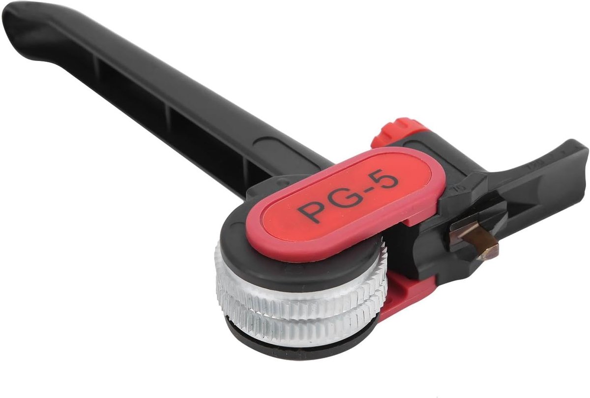 SnelShoppen - Handmatige Kabelstripper en Cutter met Vervangbare Snijtool voor Elektrische Draad - Ergonomisch, Roestvrij, Instelbare Snijdiepte tot 5