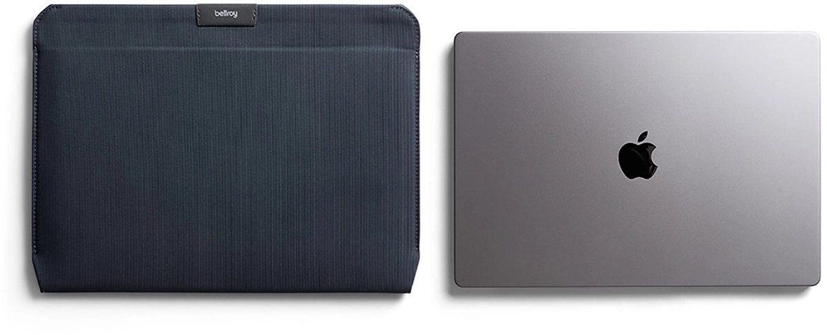 Bellroy Sleeve MacBook Pro/Air 15/16 Hoes – Gemaakt van Gerecycled Polyester – Strak Ontwerp Past Gemakkelijk in Tas – Beschikbaar in Verschillende Kleuren en Weefsels - Blauw