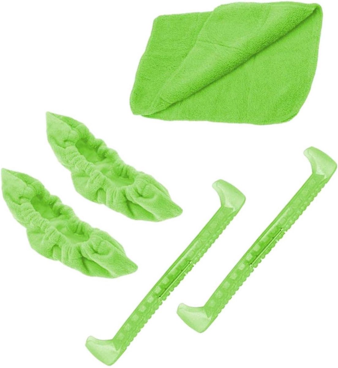 Schaatsbeschermers Set - Schaatsbladhoezen - Schaatsen Beschermen - Anti-perforatie Ontwerp - 32 cm - Groen