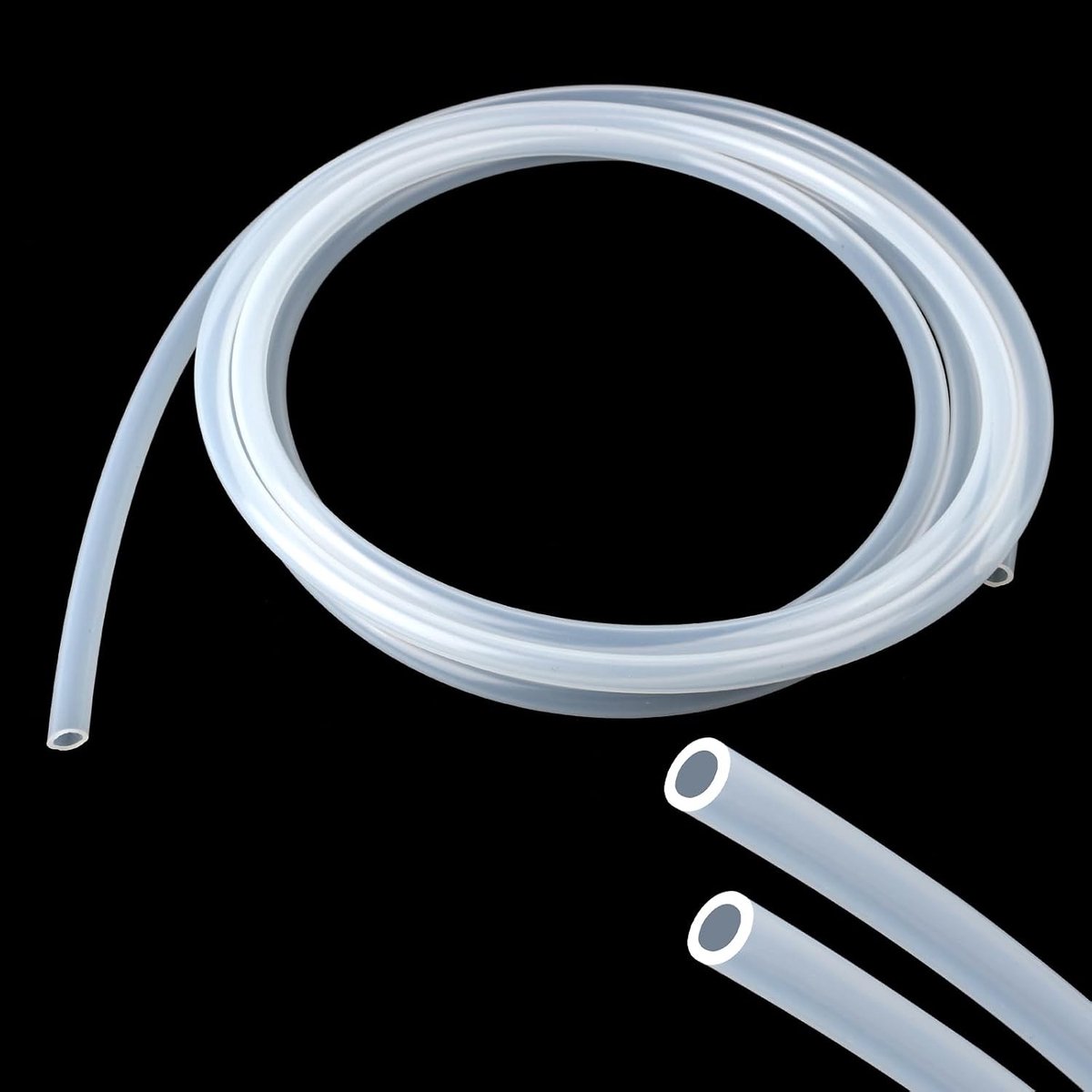 Flexibele Siliconen Slang van 4 Meter, Geschikt voor Voedsel, 8mm ID x 11mm OD, Transparante Water- en Luchtbuizen voor Pompoverdracht en Vloeistoftransport