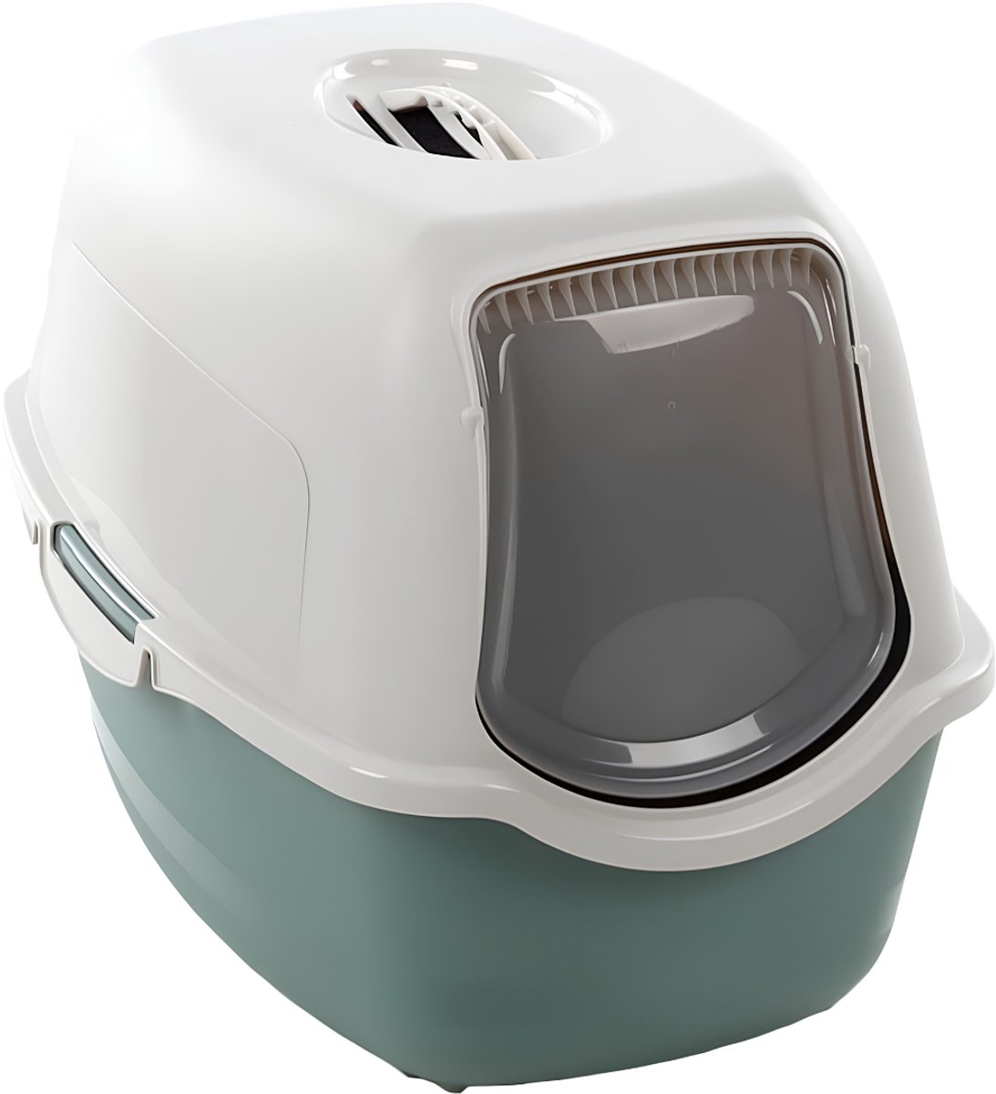 Lìon® Kattenbak - Kattenbakvulling - Kattentoilet - Groen - 56cm x 39cm x 40cm