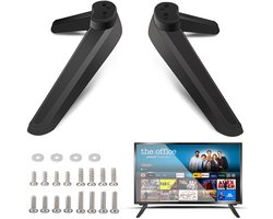 TV-voetsteunen, TV-standaard, Smart TV-steun, vervangende TV-voet, universele TV-standaard geschikt voor de meeste TV's van 27 tot 55 inch