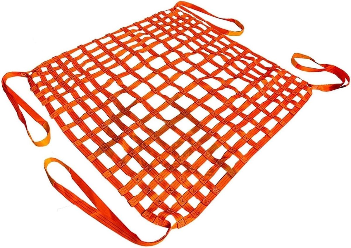 Nylon hijsnet - Laadnet vracht - Lading zekeren - Scheurbestendig materiaal - 2 x 2M - One Color