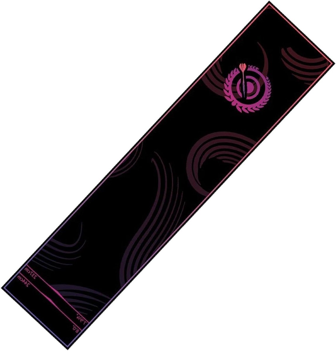Dartmat - Vloermat Darts - Afstand Verstellen - Antislip Werklijn - 34 x 300 cm - Roze