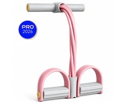 Flextrainer - Flextrainer Elastiek - Flextrainer Buikspieren - Elastische Buikspiertrainer - Ab Trainer - Ab Roller - Buikspierwiel - Resistance Fitness Weerstand Pedaal Band - Met Handvat En Pedaal - Buikspieren - Total Abs - Weerstandselastiek -
