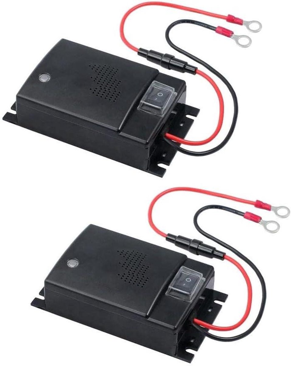 Ongedierteverjager Auto - Ultrasone Afweerder - Voertuig Beschermen - Automatische Aan/Uit - 2 Stuks - Zwart
