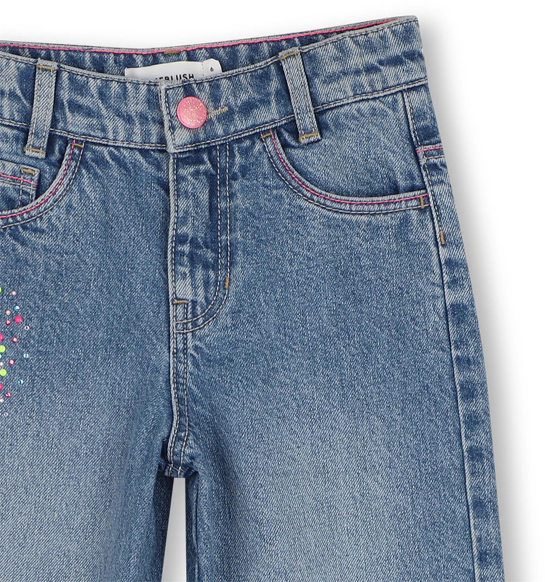 Billieblush denim trousers blauw 08A