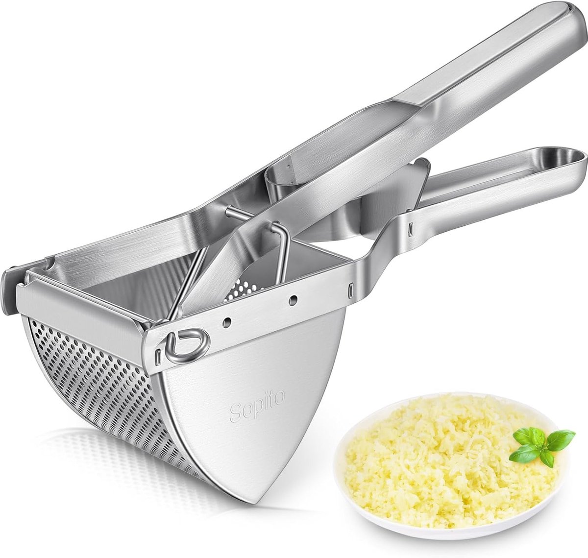 Multifunctionele Ricer voor Aardappelen, Rijst en Groenten - Perfect voor Fluweelzachte Puree en Smoothies