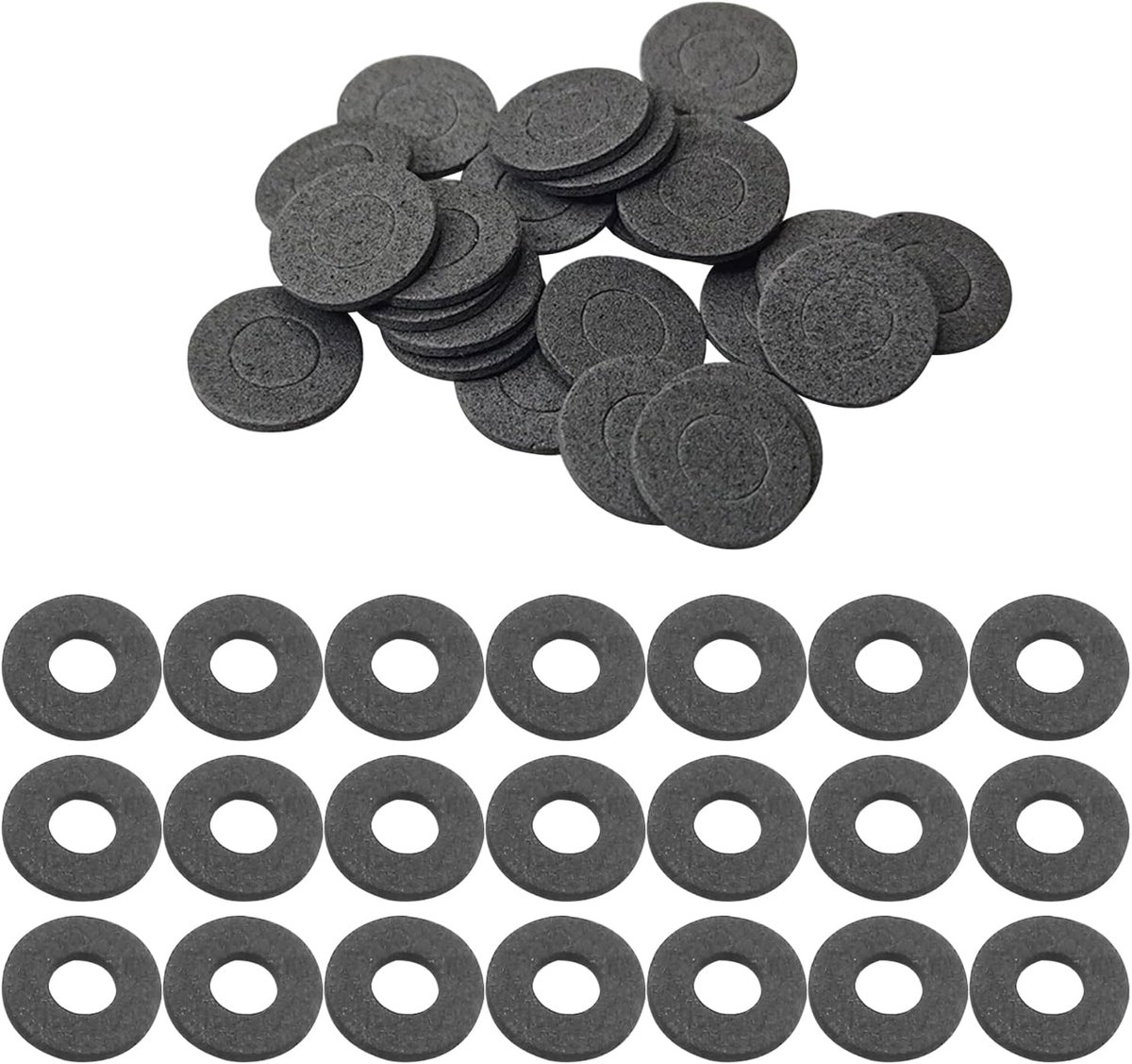 SnelShoppen - 100 stuks auto schokabsorberende pads - Geluidsdempende pads voor auto, motor en meubels - Antislip en duurzaam - Ideaal voor onderweg,