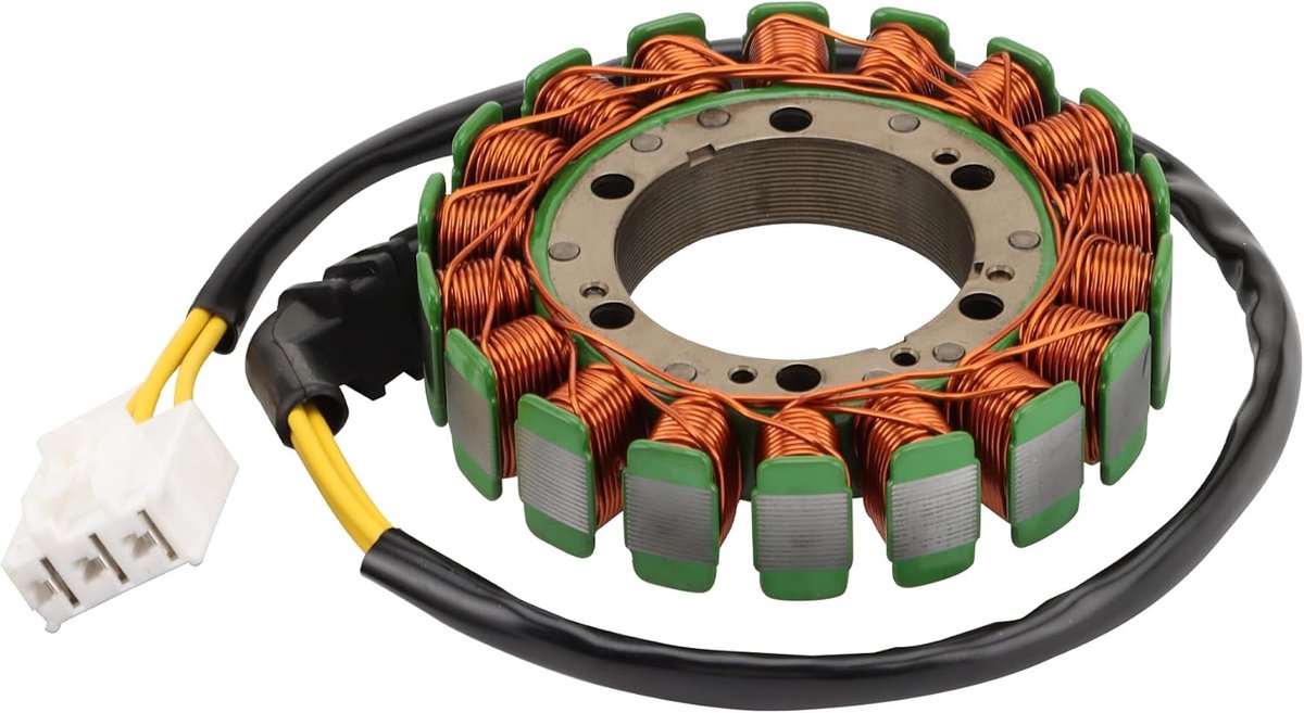 SnelShoppen - 18 Coil 3 Draad Magnet Stator Vervanging voor ZX-6RR ZX-6R ZX636 2004-2006 Z750 2005-2006 Z750S 2003-2006 Z1000 ZR1000 2003-2004 600 636