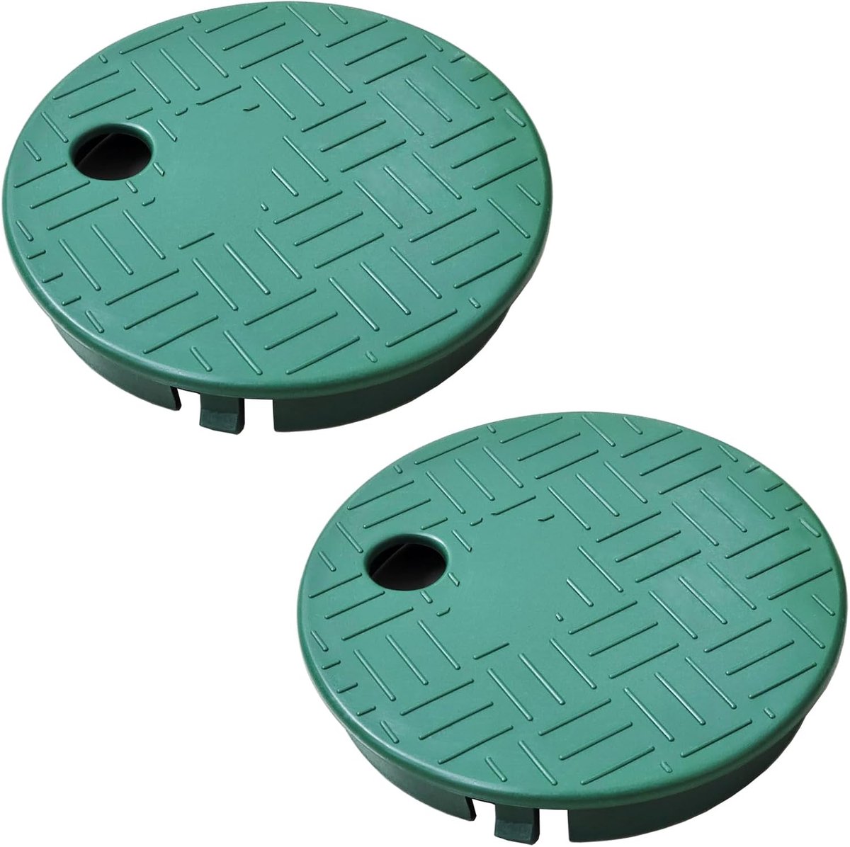 SnelShoppen - Ventielbox Cover Deksel Ronde Sprinklerklep Vervanging voor Gazon Yard Irrigatiesysteem 25,5 cm - Hoogwaardig Plastic Bescherming voor T