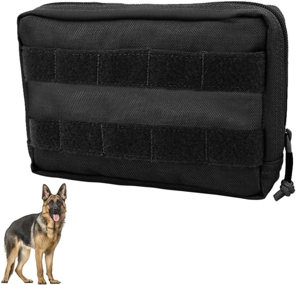 SnelShoppen - Hondenvoerzak - 1 Stuk Molle EDC Hondentuig Rugzak - Extra Rugzak voor Hondenriemen, Halsbanden, Schalen, Poepzakjes, Sleutels - Duurzaa
