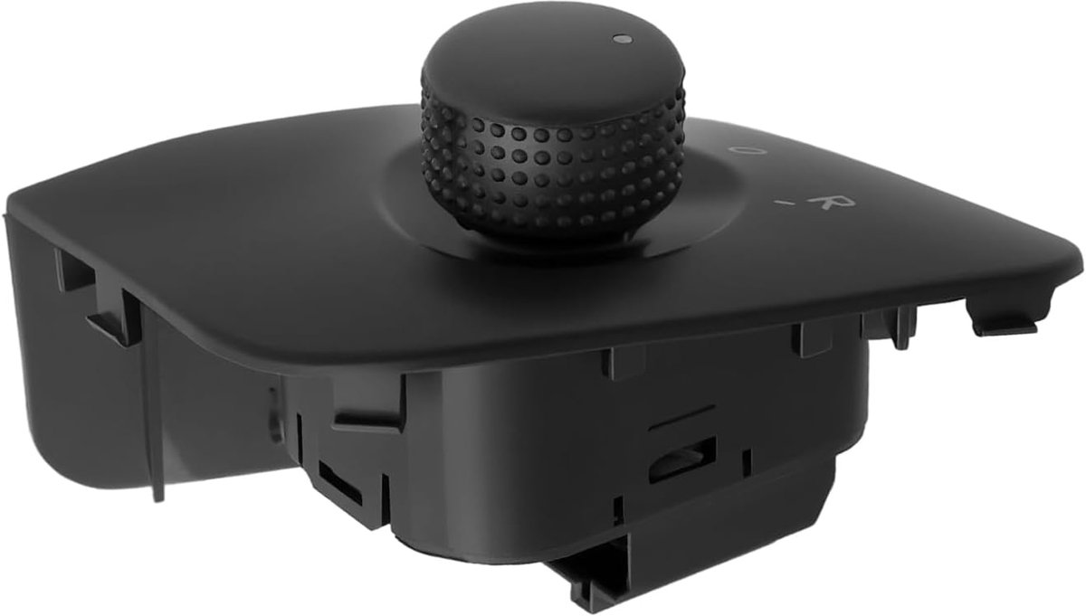 SnelShoppen - 1pc Zijspiegel Verstelknop Vervangingsonderdeel Links Achteruitkijkspiegel Switch 6J1959565A Geschikt voor Seat Ibiza 2009-2017