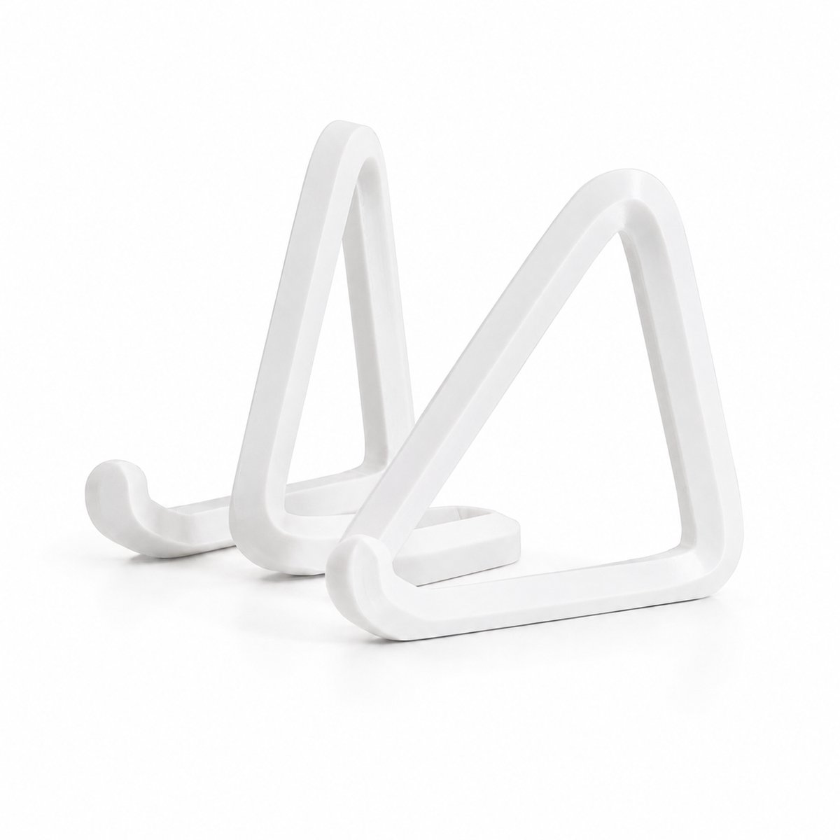 Modena™ Tablet Houder - Tablet Standaard - Italiaans Design - Universele Tablet Houder - iPad Houder - Tablet Stand - Bureau Tablet Houder - Ergonomische Tablet Steun - Geschikt Voor Apple iPad, Samsung Galaxy Tab En Meer - Stabiel - Compact - Wit