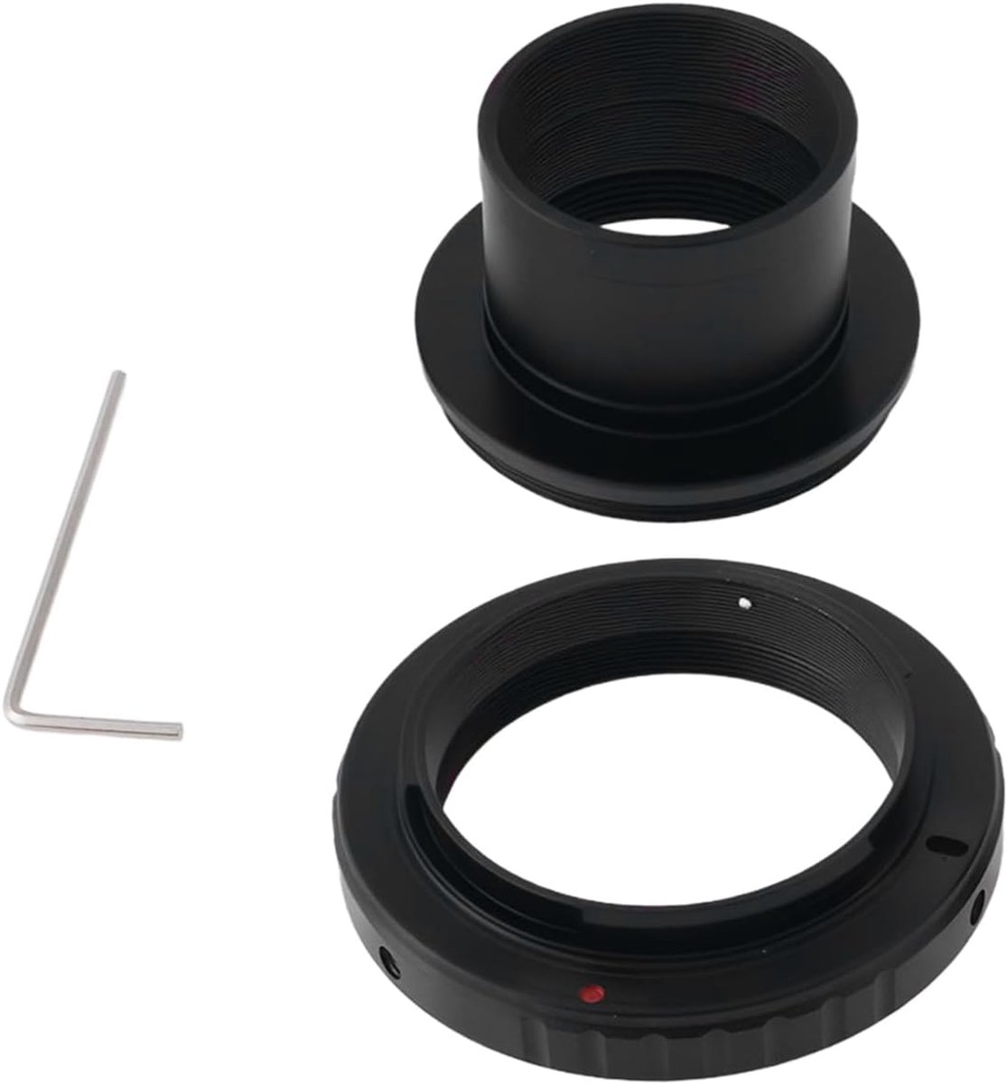 SnelShoppen - Telescoop Oculair Adapter voor Nikon D850 D750 D500 D780 D7500 D5600 D3500 - M28.6x0.6mm/M42x0.75mm - 1.25 inch Astronomische Telescoop