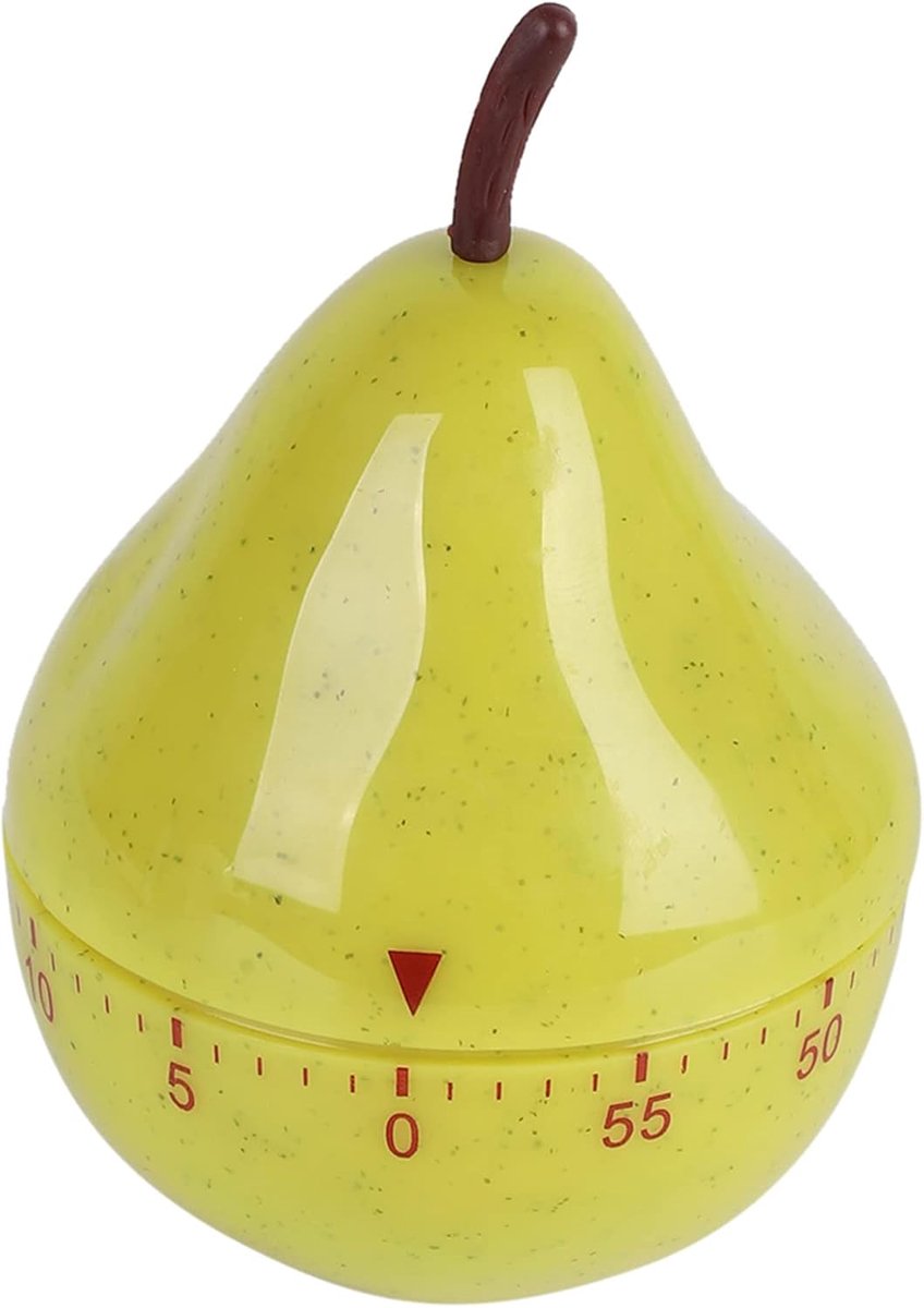 Mechanische Keukenwekker, Schattige Perentimer voor Kinderen, Opwindbare 60 Minuten Handmatige Afteltimer voor - ShopVlot