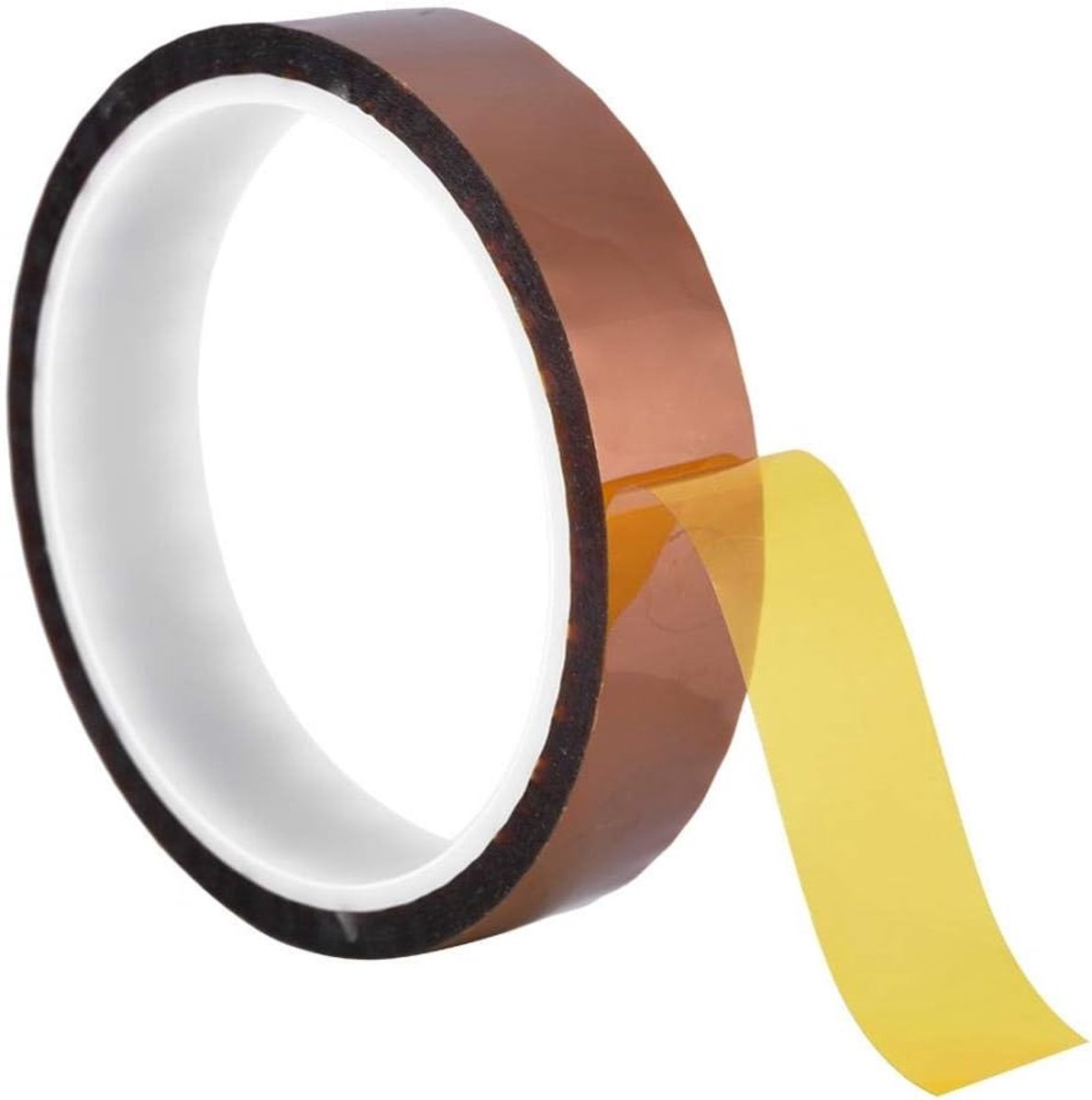SnelShoppen - Hoge Temperatuur Tape 20mm - Hittebestendige Maskeringstape - 300 °C Weerstand - Sterke Hechting - Voor Professioneel & Thuisgebruik