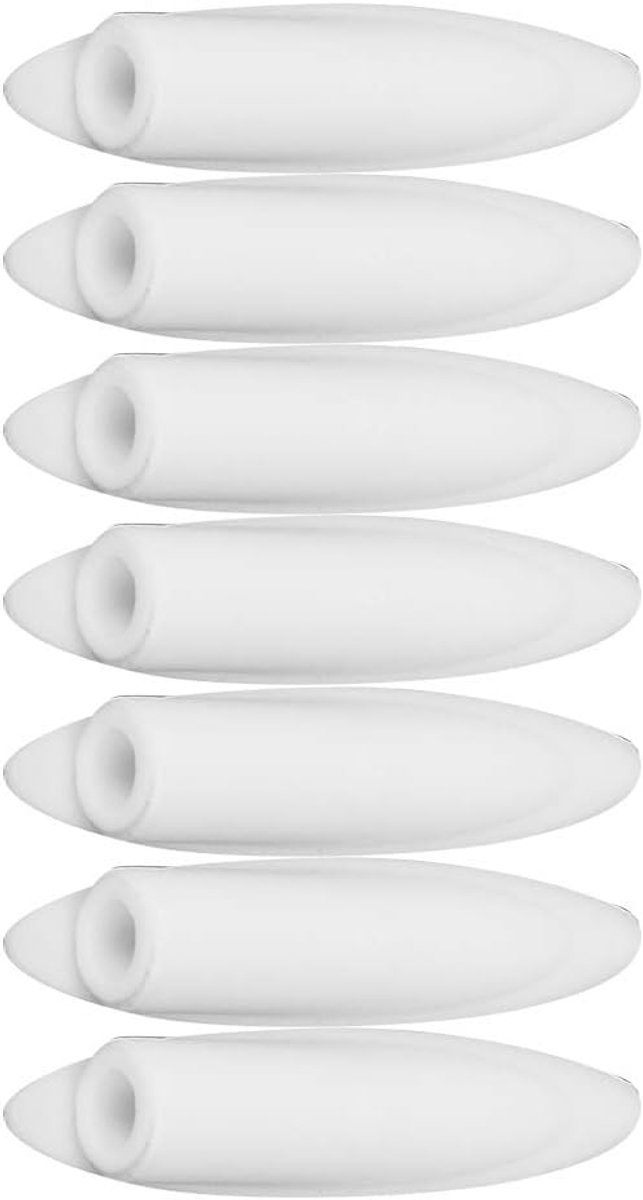 SnelShoppen - 100 Stuks Houten Doppen 9.5mm Plugs voor Pocket Hole Template Houtbewerkingsgereedschap - Witte Doppen voor Verborgen Gebruik en Decorat