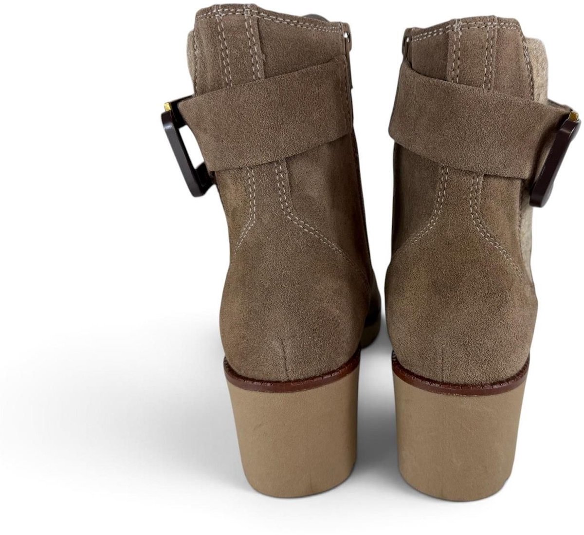 DL Sport 7223 taupe damesboots voor steunzolen