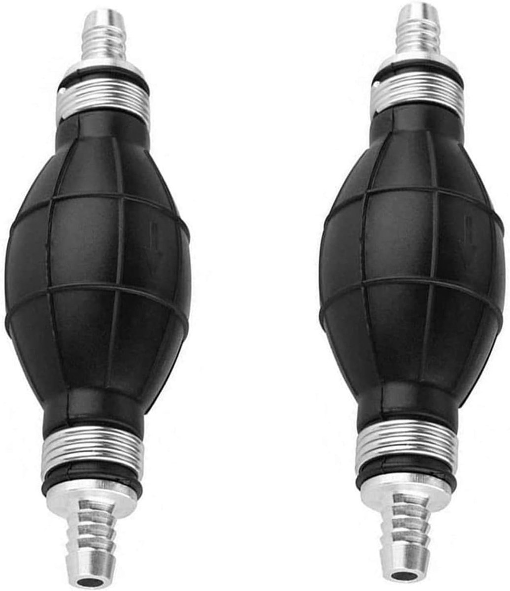 SnelShoppen - 2x Rubber Aluminium Brandstofleidingen 8mm Diameter voor Auto, Boot en Motorfiets - Duurzaam en Lichtgewicht