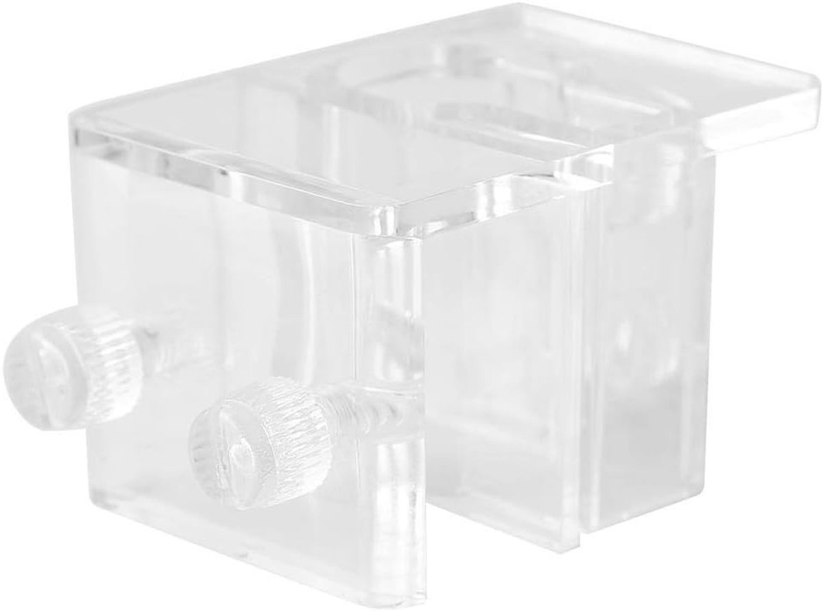 SnelShoppen - Fdit Slangklem voor Slang van Acryl voor Aquarium - Verstelbaar, Transparant, Geschikt voor Slangen met Diameter 12-16 mm, Decoratieve B
