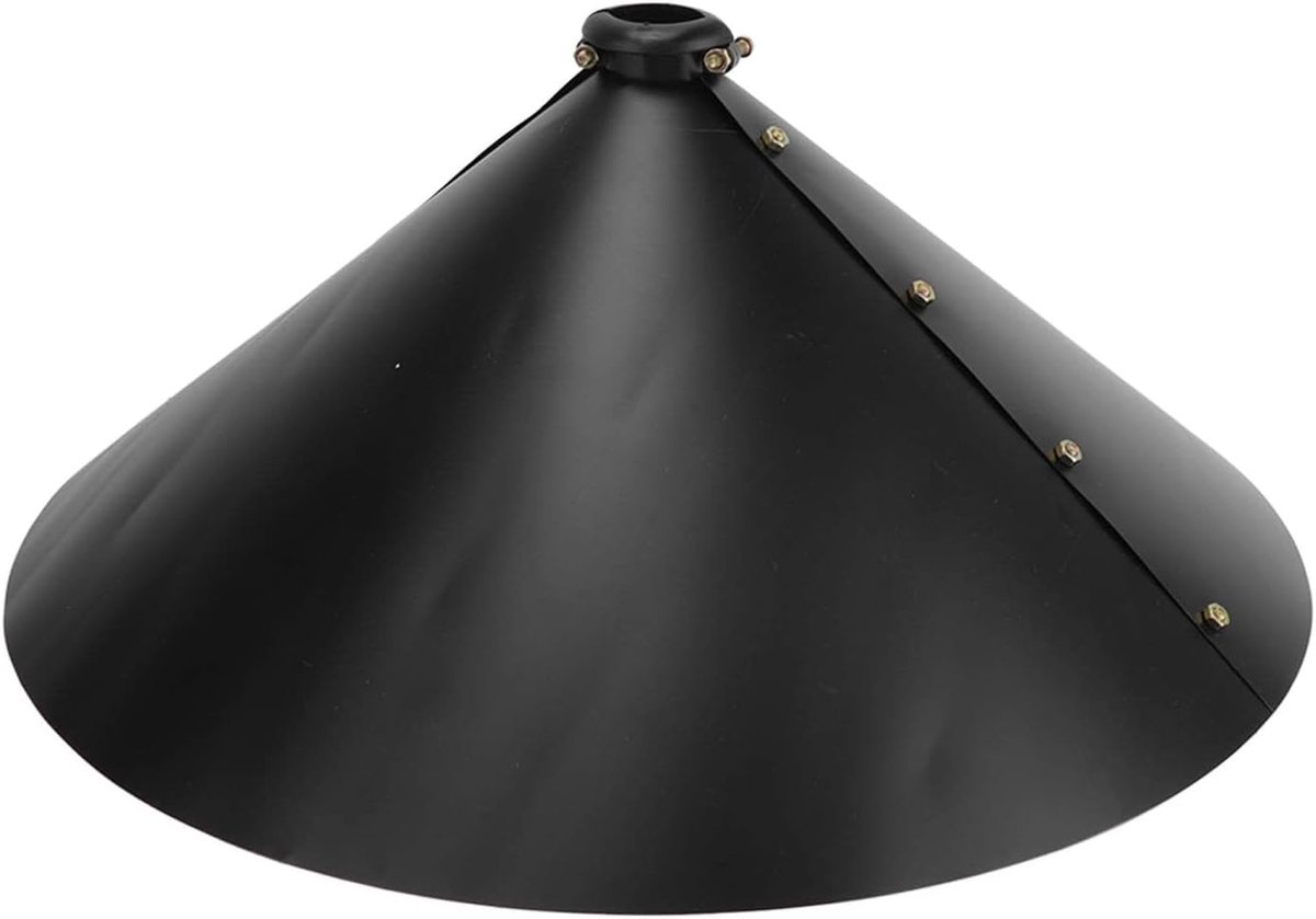 SnelShoppen - Eekhoornklep voor Vogelhuisjes - Galvaniseer Staal - Dierenbescherming - Buiten - Duurzaam & Roestvrij - Zwart Poeder Coating - Effectie