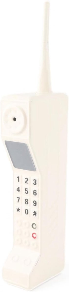 SnelShoppen - Retro Mobiele Telefoon Model Oude Baksteen Telefoon Ornament Simulatie Fotografie Accessoires Wit Baksteen Telefoon Fotoproppen