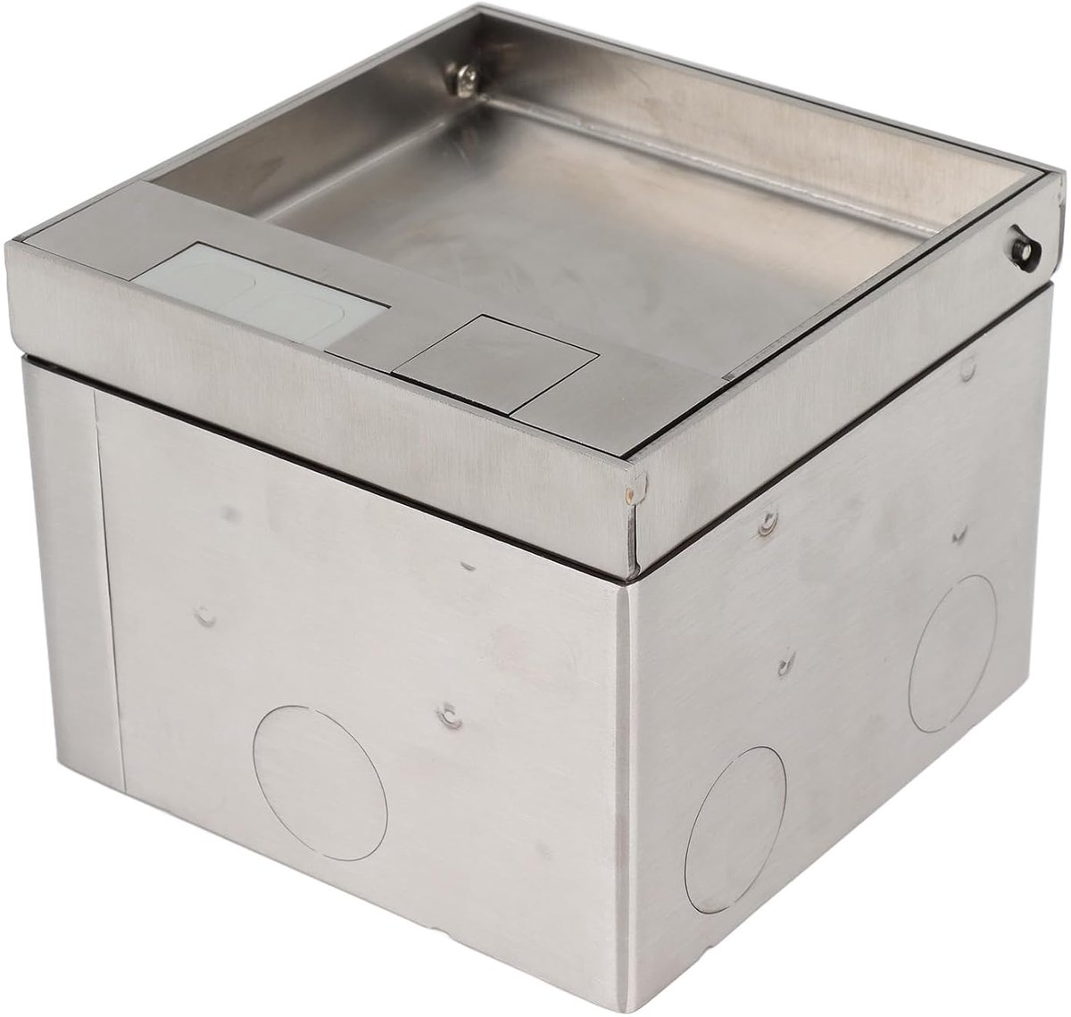 SnelShoppen - Inbouwstopcontact AC 250V Vloerstopcontact RVS Waterdicht Stijlvol Recessed Stopcontact voor Tuin, Keuken en Feesten