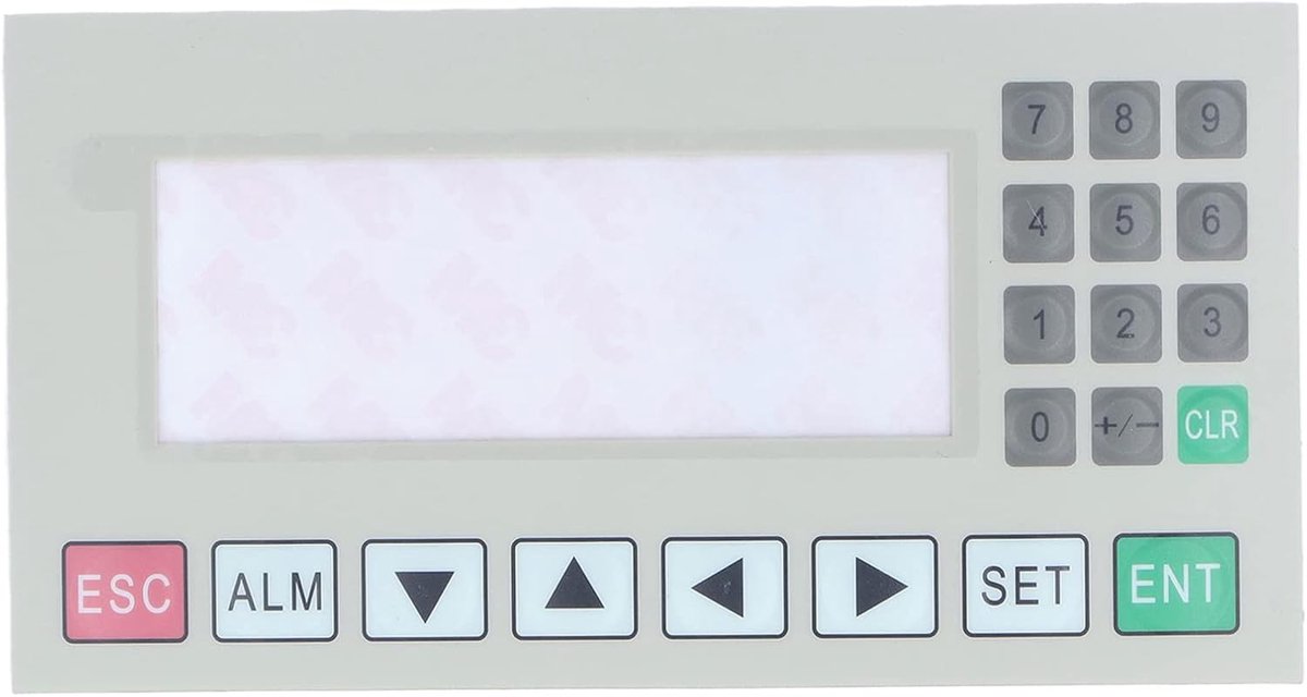 SnelShoppen - Membrane Toetsenbord Text Display Gebruiksvriendelijke Membrane Knoppen 164x86mm Transparante Plastic Folie voor MD204 OP320 OP325
