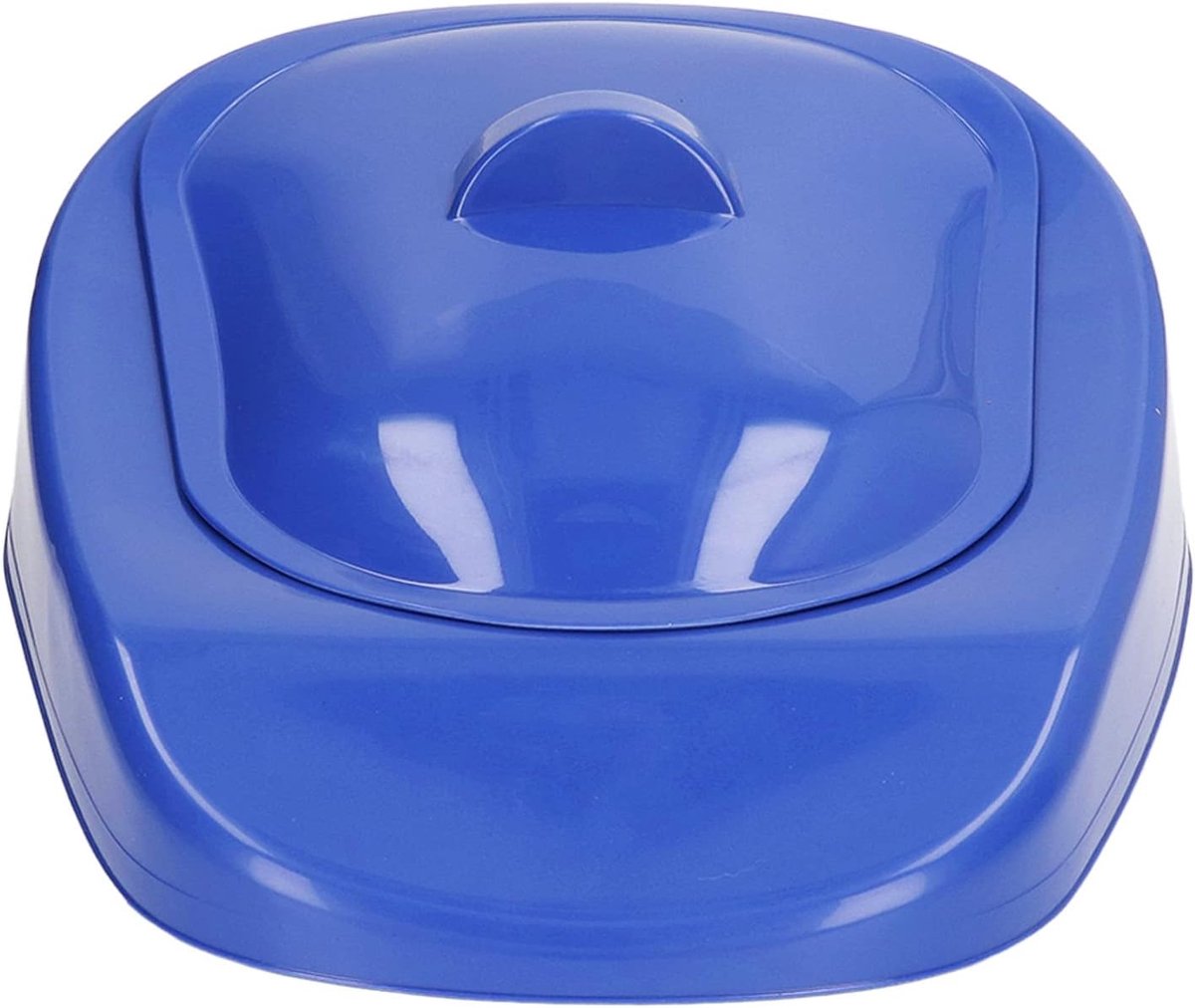 SnelShoppen - Ergonomische Draagbare Wasbak voor Zwangere Vrouwen met Zachte Steun, Donkerblauw, Thuisgebruik in Slaapkamer, Compact en Lichtgewicht