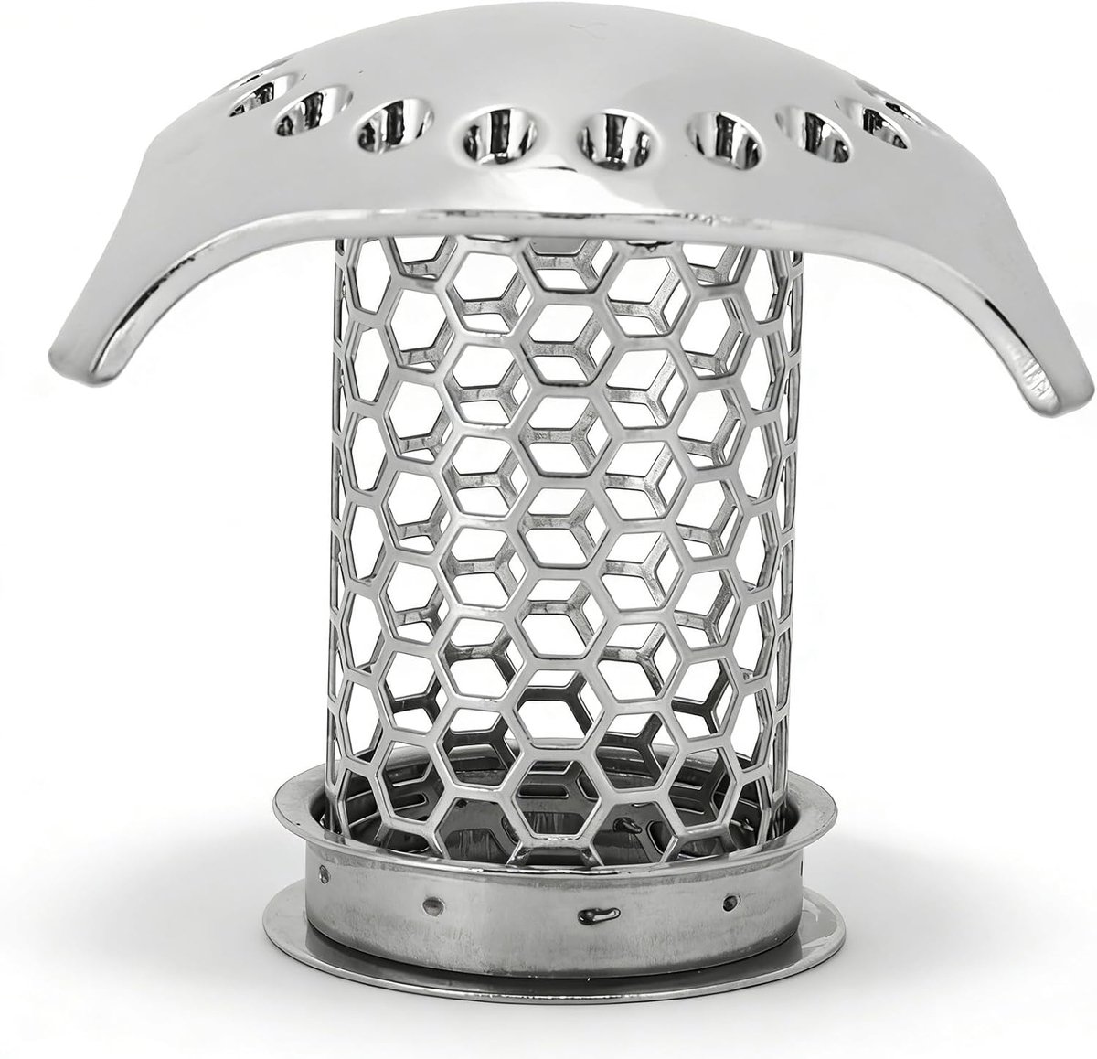 SnelShoppen - Anti-verstoppingsafvoerzeef Haarvanger Afvoergat Beschermer Bagger Gereedschap Accessoire voor Toilet Afvoerleiding Keuken Badkamer (L)